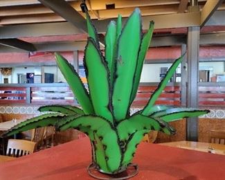 Hand Crafted Metal Aguva Plant