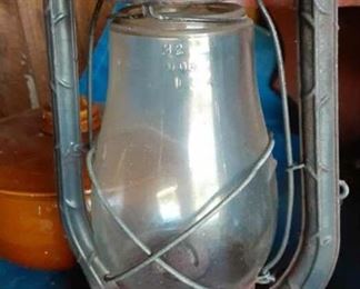 Antique oil lantern