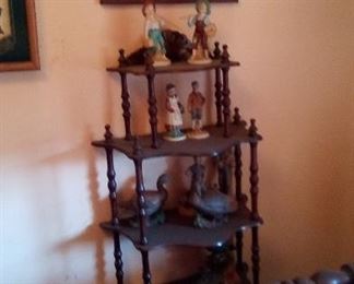 Antique etagere