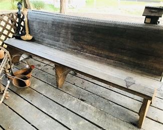 8ft long parsons bench