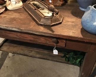Antique farmhouse table