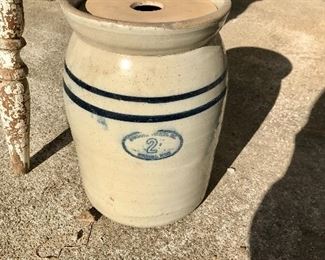 Crock, butter churn (no handle)
