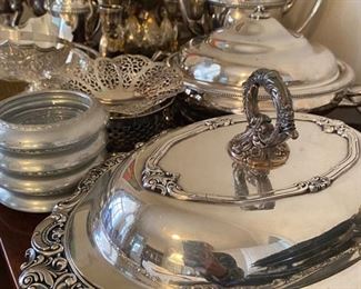 Silver-plate Serving Pieces