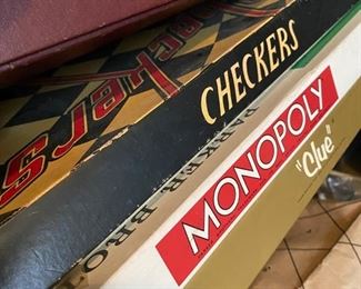 Vintage Board Games | Checkers | Scrabble | Monopoly | Clue