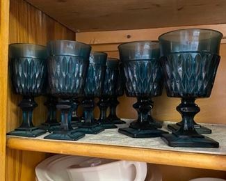 Vintage Drink ware | Colored Glass Drink ware