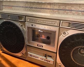 Vintage Sharp Boom Box