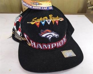 Broncos Cap Superbowl XXXII, Official Locker Room Cap