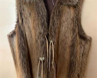 Southwest Traders beaver fur vest