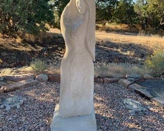 Barrett Bailey limestone sculpture #1