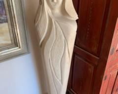Barrett Bailey Indiana limestone sculpture, 55"