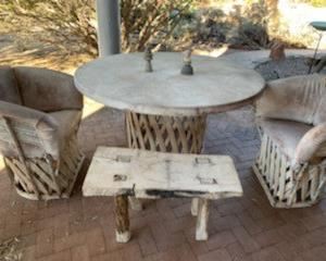 Equipale table and chairs