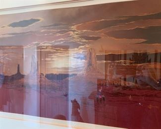 John Oteri 'Into the Land of Enchantment' pastel 31 x 43