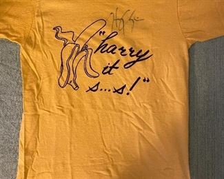 Signed Harry Chapin concert T-shirt