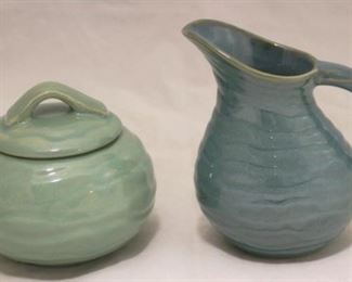 1 - Pfaltzgraff Creamer and Sugar Set 6.5 tall