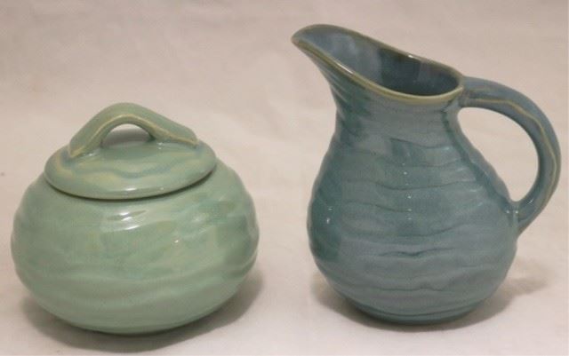 1 - Pfaltzgraff Creamer and Sugar Set 6.5 tall