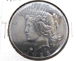 5c - 1928 Silver Peace Dollar