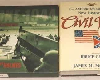 9 - Pair of History Books Civil War D-Day