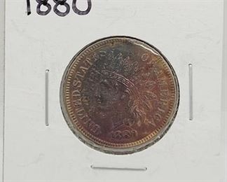 11c - 1880 Indian Head Penny