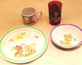 
16 - Lot of Assorted Children's Dishes