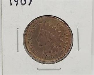 18c - 1909 Indian Head Penny