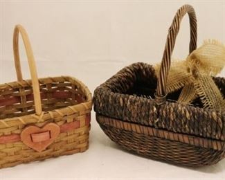 23 - Set of 2 Wicker Baskets