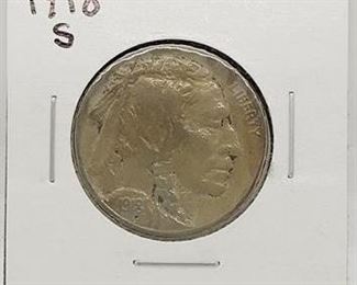25c - 1918S Buffalo Nickel