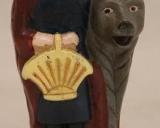 27 - Little Red Riding Hood Cast Iron Bank