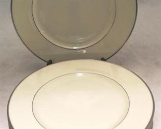 
63 - Set of 8 Lenox "Montclair" Dinner Plates 10 3/4 round