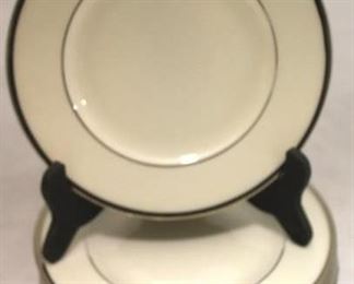 
65 - Set of 8 Lenox "Montclair" Bread Plates 6 1/2" round