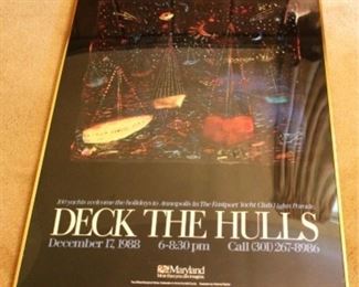 72x - "Deck the Hulls" Framed Print 24" x 36"