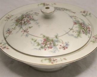 
78 - Haviland "Apple Blossom" Covered Dish 11 x 10"