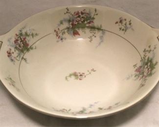 
79 - Haviland "Apple Blossom" Dish w/ Handles 10 1/2 x 9