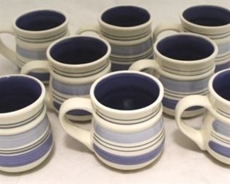 88 - Set of 8 Pfaltzgraff Mugs 4" tall