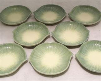 103 - Set of 8 Pfaltzgraff "Garden of Eden" Saucers 6" round