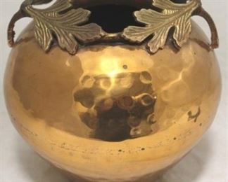 111 - Copper Vase 7" tall