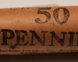 117c - 1947-S BU Roll Lincoln Wheat Pennies