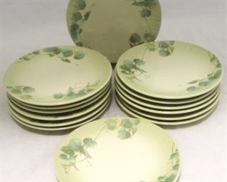 118 - Set of 18 Pfaltzgraff "Garden of Eden" Plates 8 3/4" round
