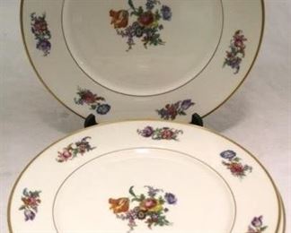 122 - Set of 6 Lumberton Plates "Plymouth" Plates 10 1/4" round