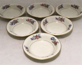 123 - Set of 6 Lumberton "Plymouth" Sm. Bowls 5 1/4" round