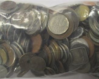 128c - 5 Pound bag of Foreign Coins