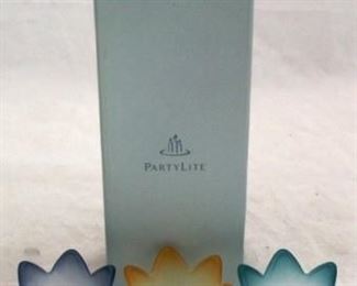 138 - Party Lite 3pc. Candle Holder Set w/ Box