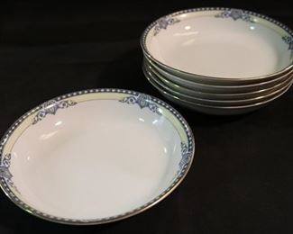 220 - 6 Noritake Chanesta Cereal Bowls - 7.5"