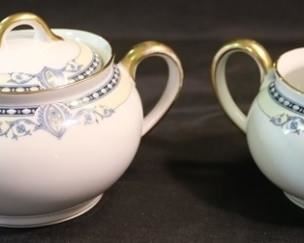 
223 - Noritake Chanesta Creamer & Sugar Set