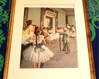 270 - Vintage framed print 22" x 28"