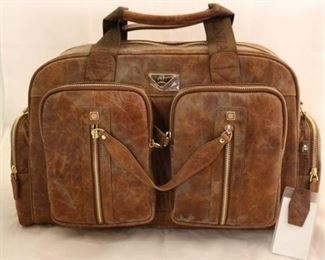 293 - Lazzaro Leather Ladies Handbag - NEW 12" t x 18" w