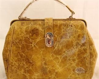 
297 - Lazzaro Leather Ladies Handbag - NEW 10" t x 14"