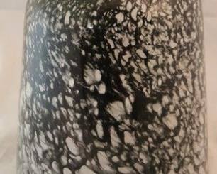 335 - Glass Vase 12" tall x 9" round at the bottom