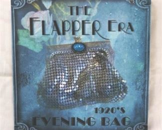 350 - "The Flapper Era 1920's Evening Bag" Canvas 8" x 8"
