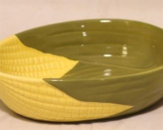 358 - Shawnee corn bowl 6.5" l x 5" w x 2" h
