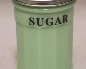 360 - Jadeite Sugar Dispenser 5.75" tall
